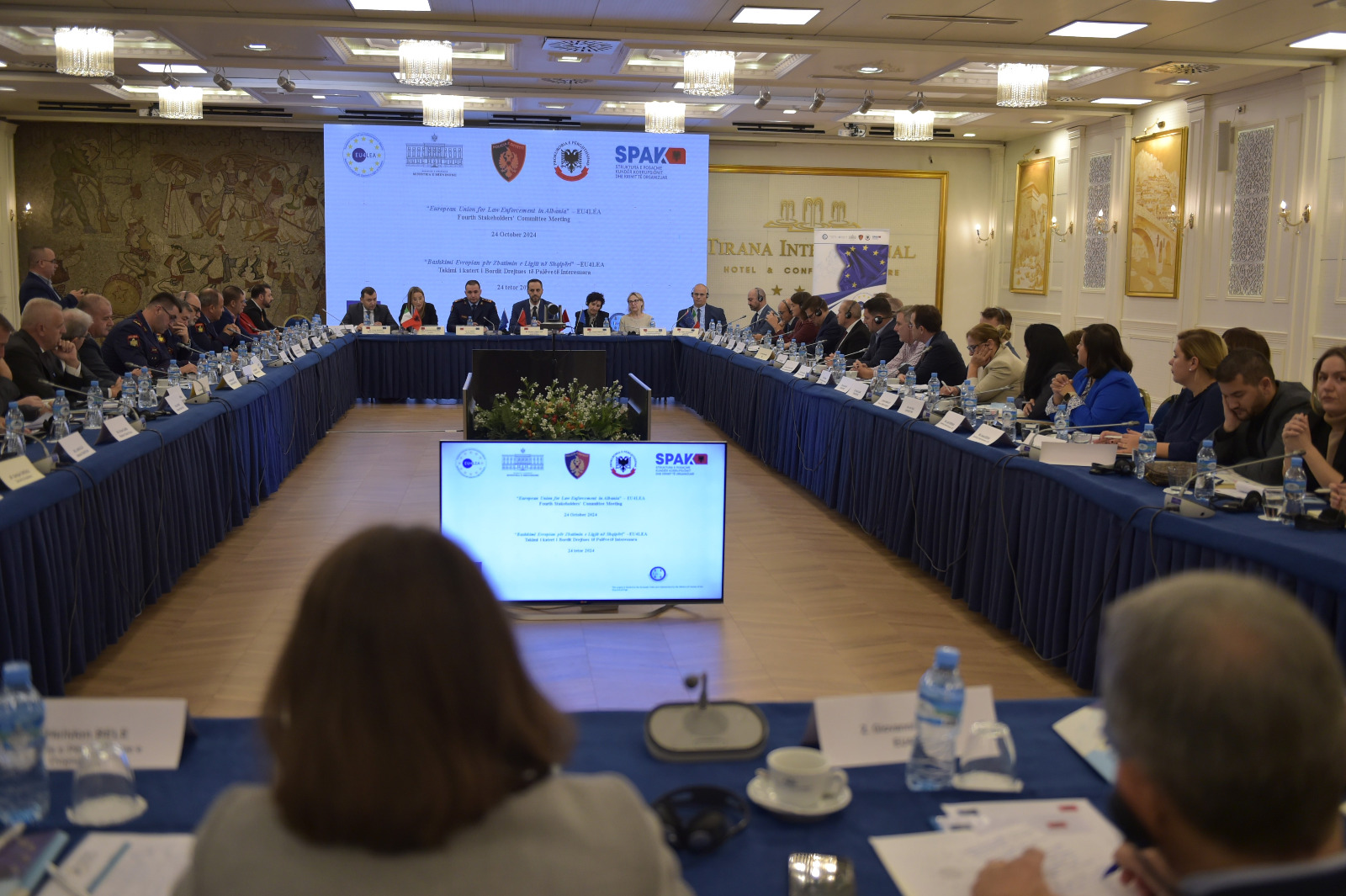 EU4LEA 4th Steering Committee Meeting with key stakeholders of law enforcement in Albania.